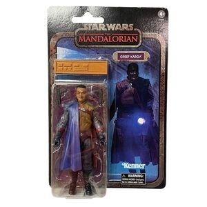 Star Wars The Mandalorian Greef Karga action figure.